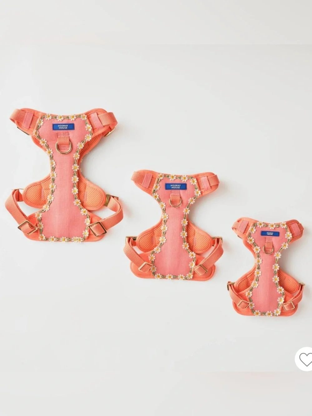 Hooray House Daisy Dog Harness Medium NWT